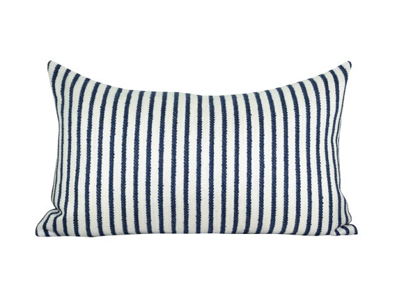 Navy lumbar outdoor best sale pillow