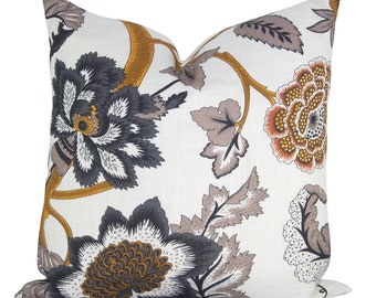 Pillow cover, Laidi Ocre, floral, Spark Modern pillow