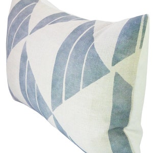 READY TO SHIP, Pillow cover, Uyo Ice Blue, geometric, Spark Modern pillow image 4
