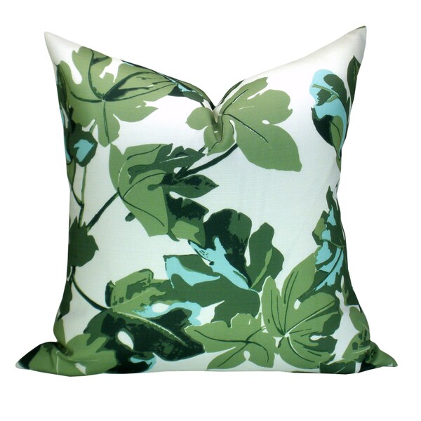Green Outdoor Pillow Etsy