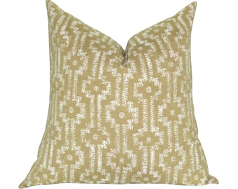 Outdoor pillow cover, Shipibo Inverse Maize, geometric, Spark Modern pillow