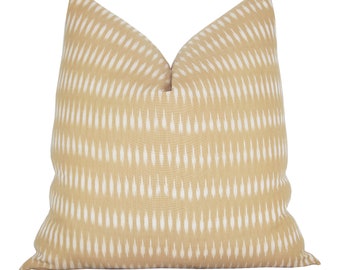 Pillow cover, Kyra Sand, ikat, Spark Modern pillow