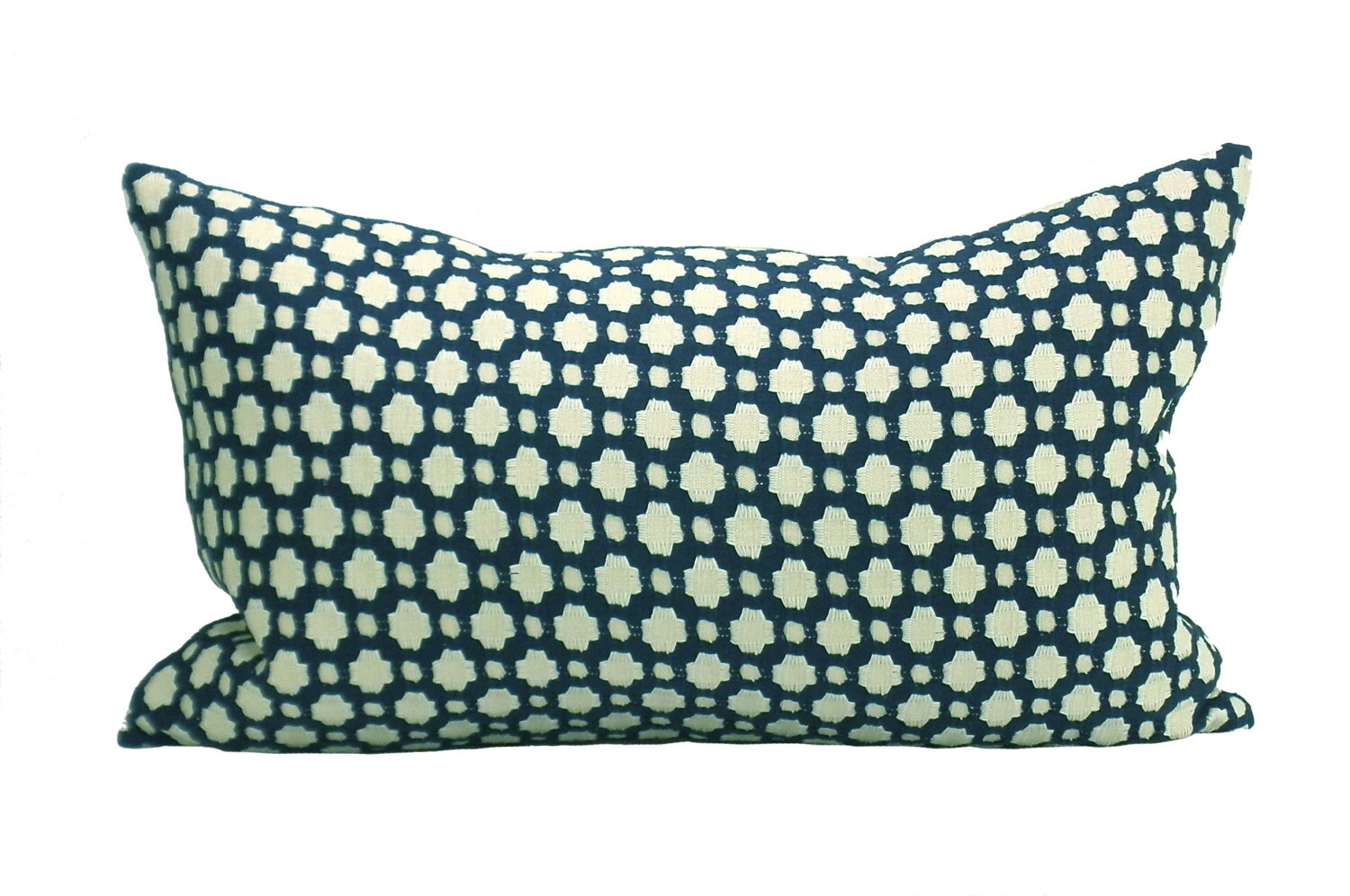 Betwixt pillow cover in Indigo/Ivory ON BOTH SIDES Etsy