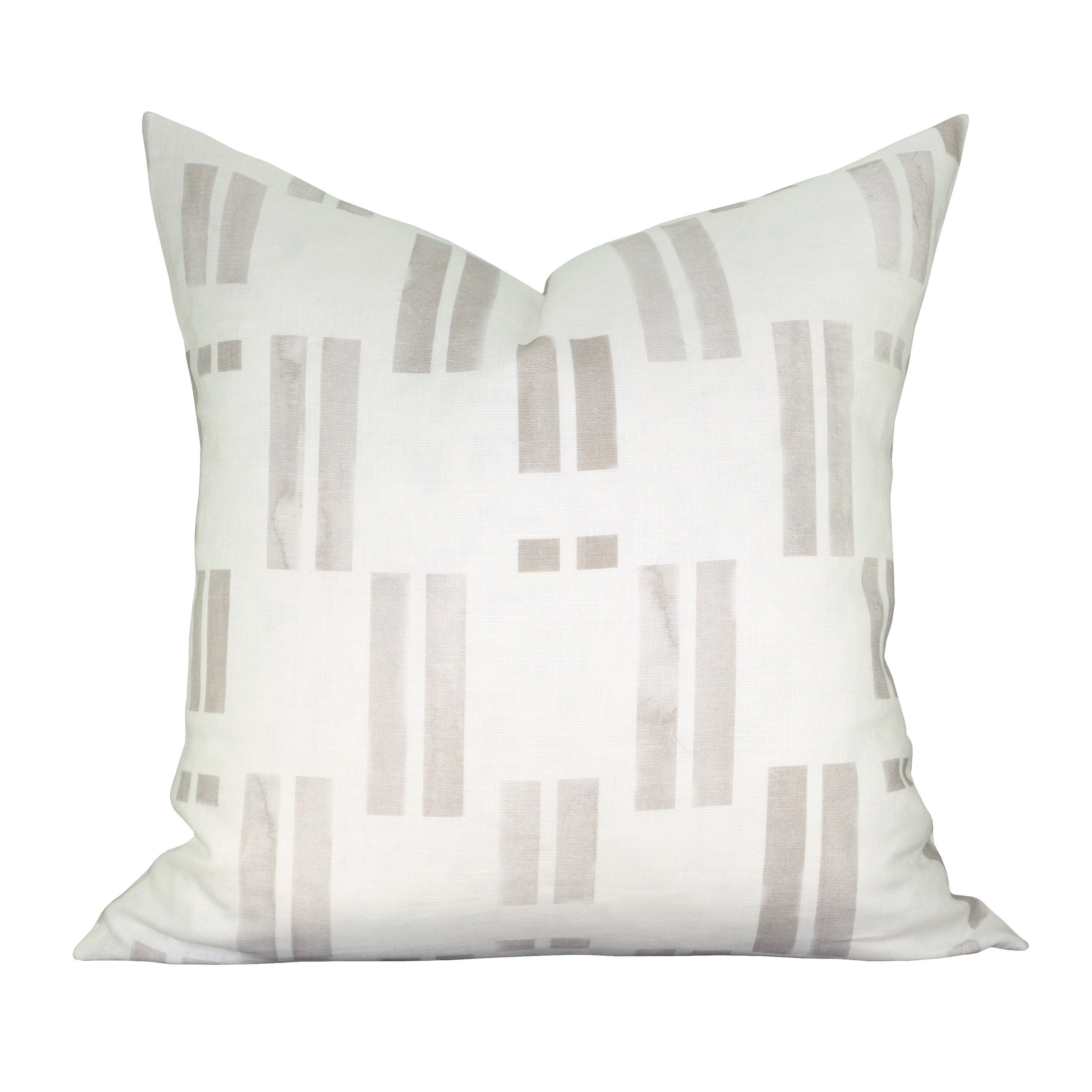 Pillow cover, Tessa Mahonia - ON BOTH SIDES, geometric stripe, Spark Modern pillow