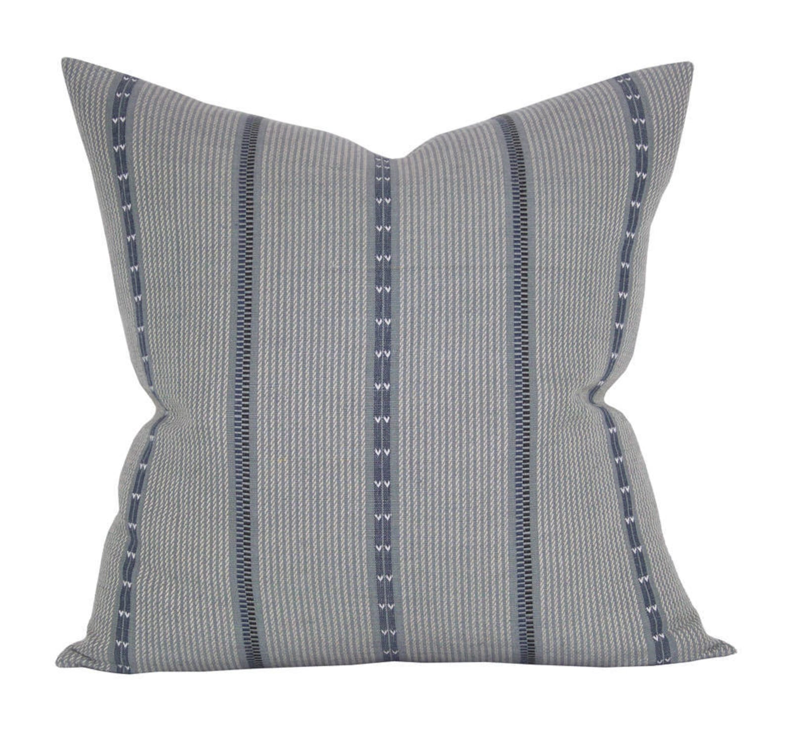 Pillow Cover Prague Grey ON BOTH SIDES Neutral Stripe Etsy