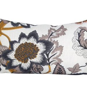 Pillow cover, Laidi Ocre, floral, Spark Modern pillow image 2