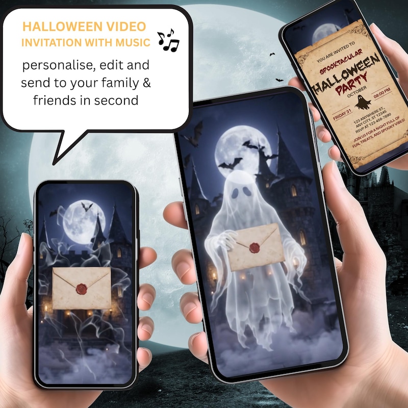 Haunted Graveyard Video - Etsy UK