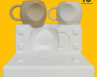 Ceramic Plaster Slip Casting Mold, Handmade Multi Piece Mold ,Ceramic Casting,Handmade Mold, Cement Plaster Mould