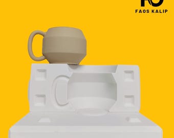 Ceramic Plaster Slip Casting Mold, Handmade Multi Piece Mold ,Ceramic Casting,Handmade Mold, Cement Plaster Mould