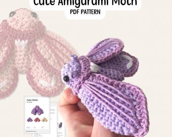 Virkat malmönster PDF – Amigurumi malplysch, gör-det-själv insektsleksakshandledning, steg-för-steg direktnedladdning