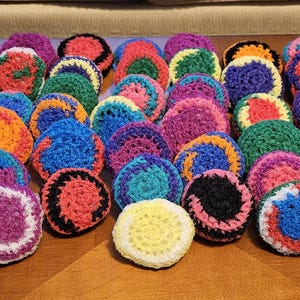 Handmade Nylon Multi Purpose Scrubber, Cleaning Scrubbie, Dish Scrubber, Reusuable Scrubber