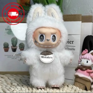 Handmade Fantasy Bunny Plush | Kawaii Art Toy | Designer-Inspired Collectible Doll