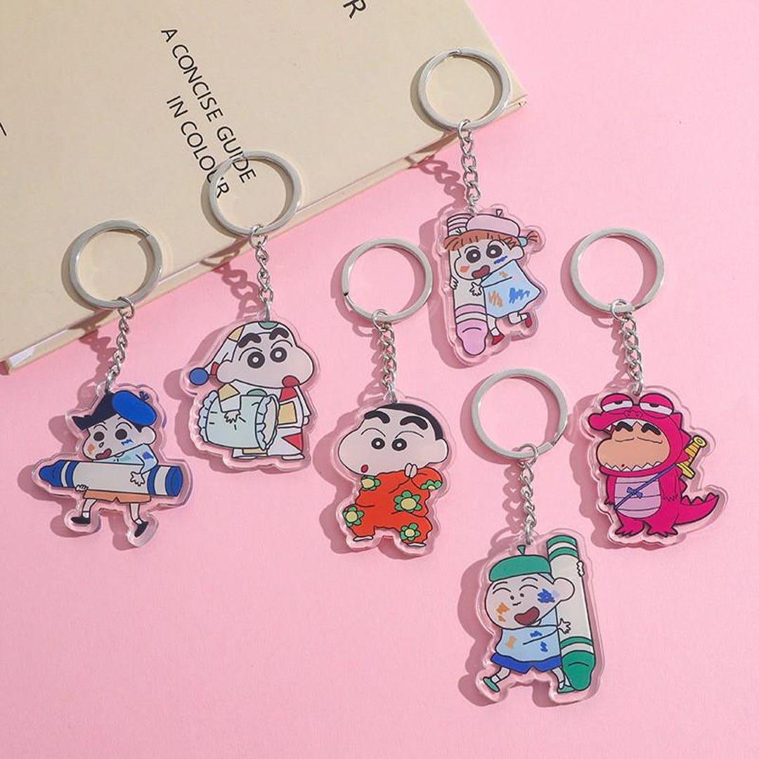 Crayon Shin-chan Acrylic Keychain,customized Photo Keychains ...