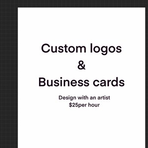Aangepaste logo's visitekaartjes visitekaartjes banners ontwerp met een kunstenaar sunnydaydreams promotionele items digitaal bestand