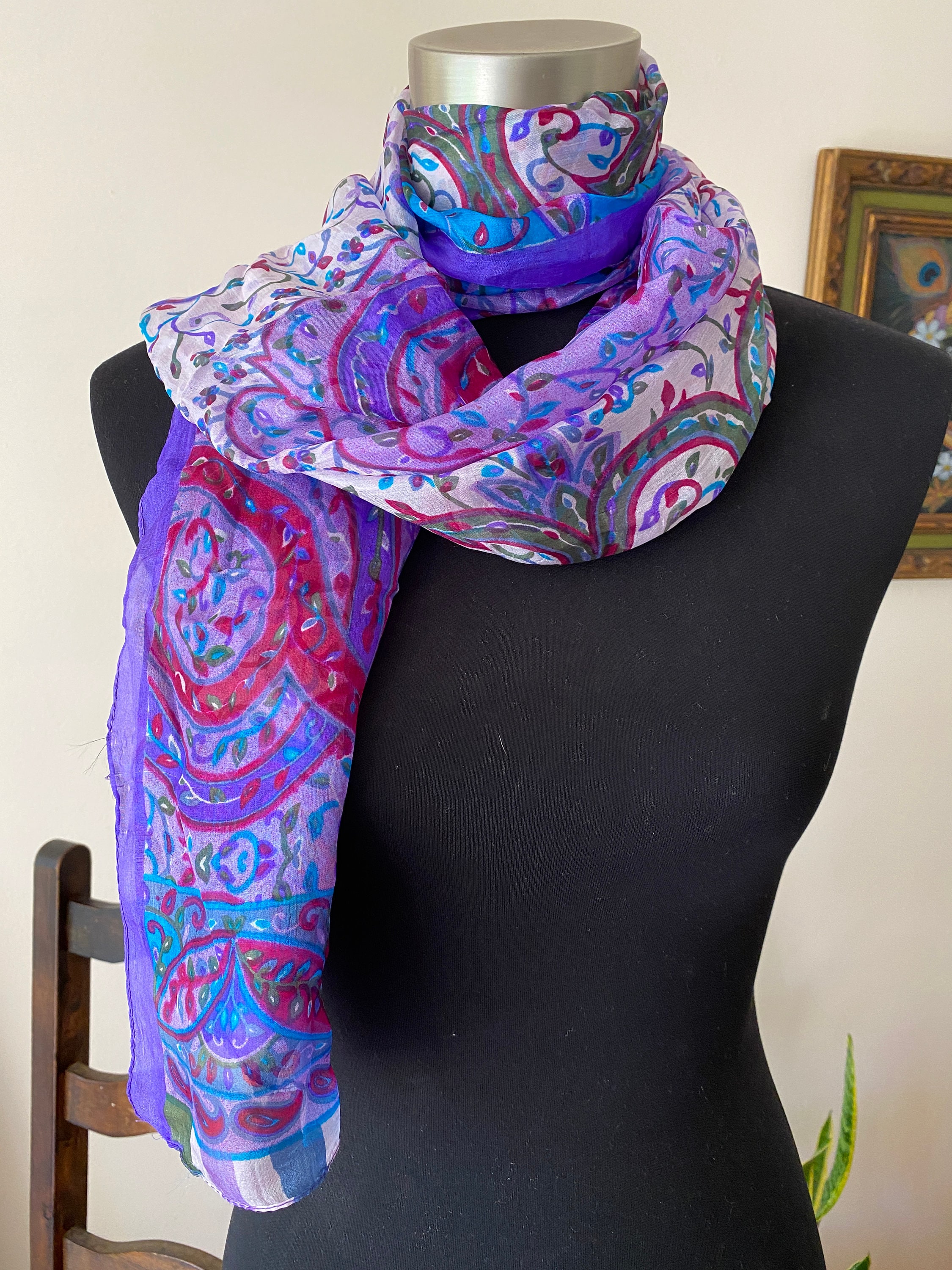 Fine Silk Scarves - Etsy