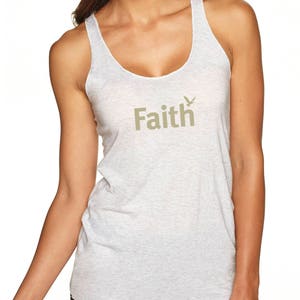 Women's t-shirt Inspiring t shirt tshirts with sayings Faith t-shirt Women's tee Gifts for Her Best Friend tee Inspirational tee White Tank Top