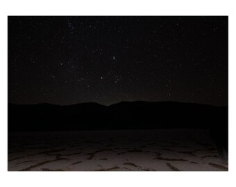 Badwater Basin, Death Valley Greeting Card | Night Photo | Stars | Astrophotography | Set of 1 | Set of 10 | Set of 25