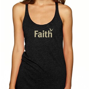 Women's t-shirt Inspiring t shirt tshirts with sayings Faith t-shirt Women's tee Gifts for Her Best Friend tee Inspirational tee Black Tank Top