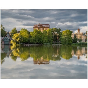 Harlem Meer Premium Art Print Cityscape Reflections NYC Fine Art Prints image 1