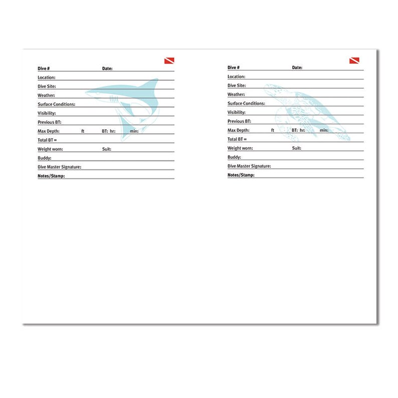 Printable Scuba Dive Log Digital download of scuba dive log Downloadable Scuba Log Template Digital Log Book Editable Log Book image 7