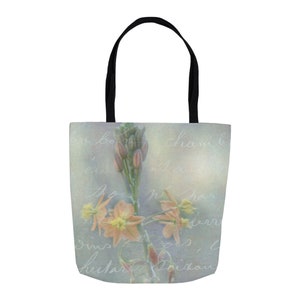 Tote Bags | Floral Tote Bag | Gift for gardener | Hostess Gift | Bridesmaid gift| Shopping tote | 16 x 16 tote bag, 18 x 18 tote bag