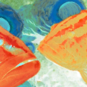 Scuba diver Note Card | Underwater art | Greeting Card | fish notecard | Blank Note Card | Blank Greeting Card | Card for scuba diver