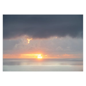 Tarjeta de notas del amanecer / fotografía del amanecer / Tarjeta de felicitación / mañana / saludo de nubes y cielo / Gracias