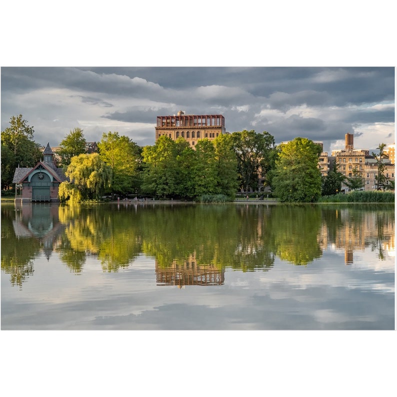 Harlem Meer Premium Art Print Cityscape Reflections NYC Fine Art Prints image 6