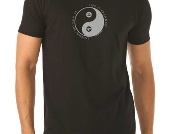 Men's Kayaking T-Shirt / Inspirational t-shirt / short sleeve t-shirt / gift for men / Life is Balance®