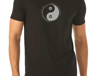 T-shirt de kayak pour homme : design inspirant Yin Yang
