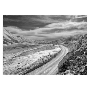 20-Mule Team Canyon, Death Valley in Schwarz & Weiß Grußkarte | 1er Set | 10 | 25er Set