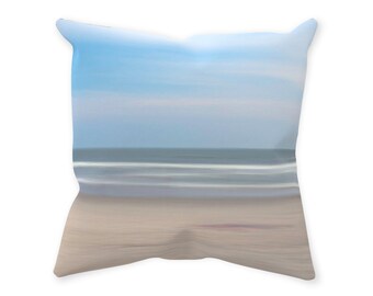 Beach Throw Pillows | Amagansett Beach Throw Pillow | Beach Home Decor | Including Pillow Insert | 14x14”, 14x20”, 16x16”