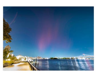Aurora Borealis NYC Greeting Card | Northern Lights Photography
