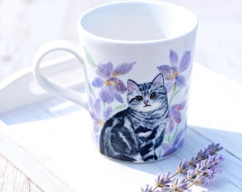 Custom Pet Portrait Mug - Unique Handcrafted Ceramic Mug with Your Pet's Image  Name - Great for Birthdays, Anniversaries & Holidays