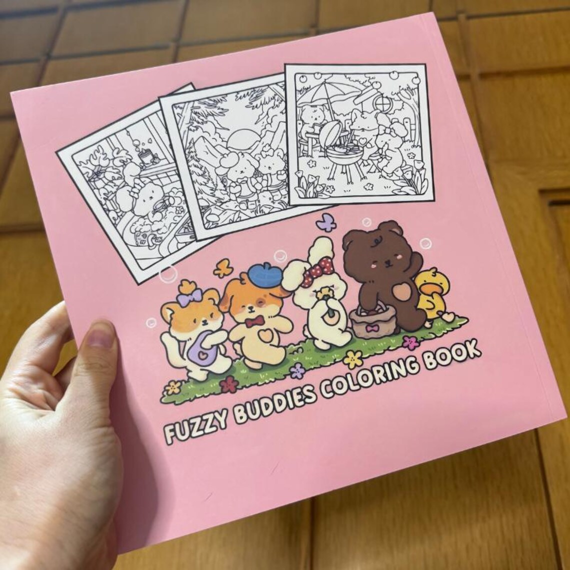 Cosy Coluring Spring Cosy Spring Coloring Book | 40 Kawaii Animal Designs - Etsy