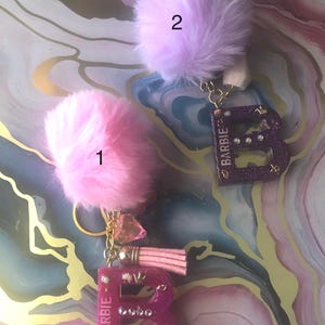 Purple and Pink Inspired Keychain