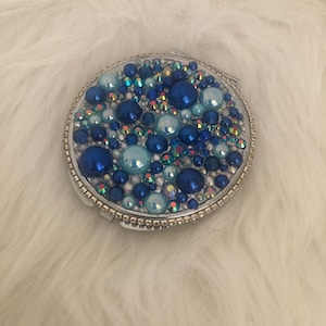 Decorative Compact Mirror|Pocket Mirror|Elegant Purse Accessory|Stylish Gift for Her