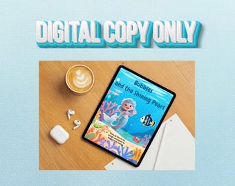 Meerjungfrau Kinderbuch Digital Download, Alter 4-8 Kinder Geschichte, Bilderbuch zum laut lesen für Kinder