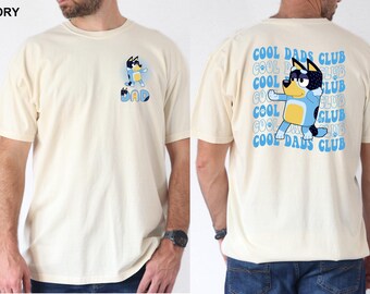 Comfort Colors® T-shirt, Bluey Dad Shirt, Bluey Chilli Father Shirt, Shirt for Father's Day, Bluey Father Gift, Dad Bandit Shirt