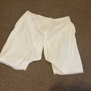 Edwardian Cotton Bloomers. Victorian Bloomers. Big Knickers