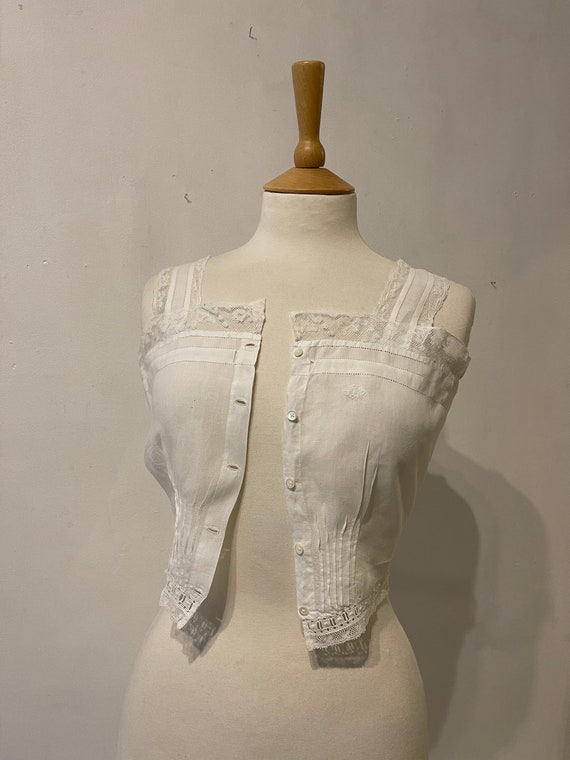 Hand stitched Camisole Victorian Edwardian size XS