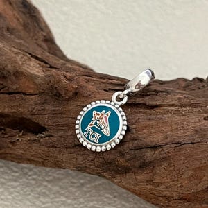 Turks and Caoicos Islands Exclusive Dangle Charm, S925 Silver Jewelry, For Bracelet, Travel Souvenirs, With Gifts Box