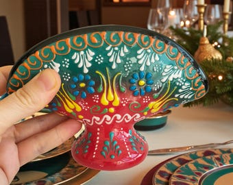 Handmade Ceramic Napkin Holder – Table Decor – 6.3 inc