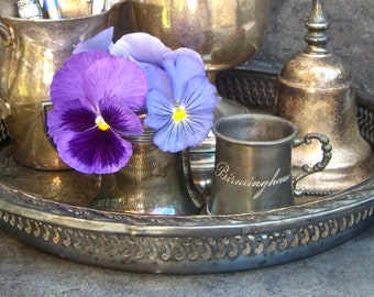 Miniature Silver Stein, Mug, Kronheim Oldenbusch K&O 1800s Birmingham Souvenir