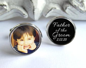 Personalized Father of the Groom Cufflinks