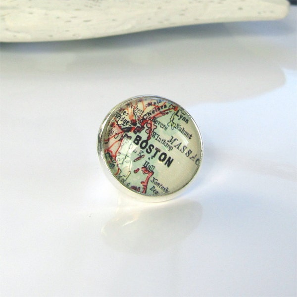 Custom Map Tie Tack - Map Lapel Pin - Personalized Map Gift