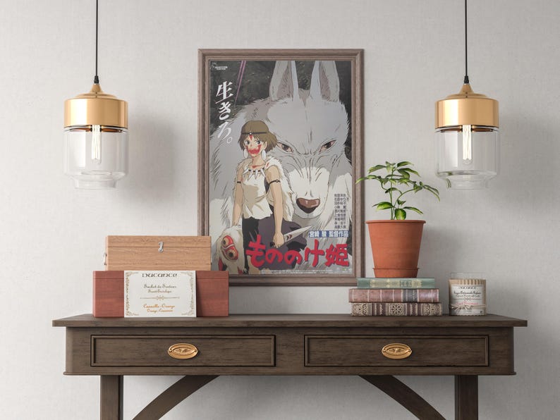 Póster de El viaje de Chihiro, Studio Ghibli, decoración para el hogar, póster de película de Hayao Miyazaki, arte mural de anime, impresión de Studio Ghibli, arte de películas japonesas, 30 imagen 4