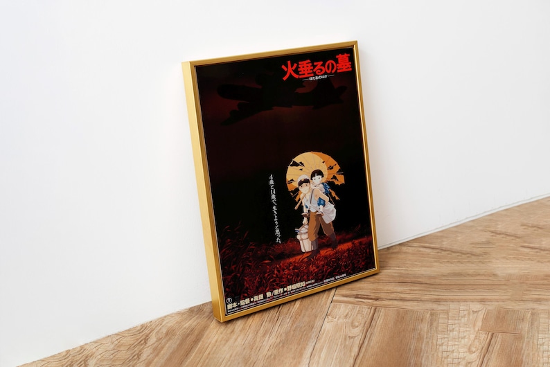Grave of the Fireflies Poster Studio Ghibli Home Decor Hayao Miyazaki Movie Poster Anime Wall Art Anime Ghibli Print Japanese Movie Art 37 image 2