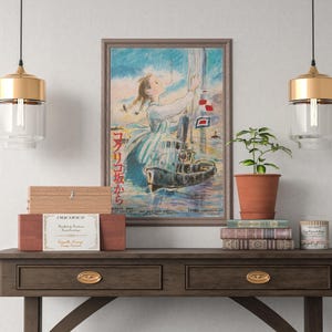 From Up on Poppy Hill Poster Studio Ghibli Home Decor Hayao Miyazaki Movie Poster Anime Wall Art Anime Ghibli Print Japanese Movie Art 24 image 4