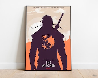 Witcher Poster CD Project Witcher 3 Game Poster Geralt Of Rivia Poster Witcher Henry Cavill Witcher Geralt Home Decor Wall Art 7